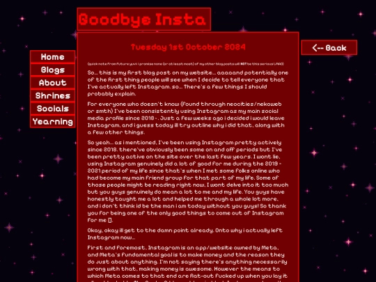 Blogs/goodbye_insta screenshot