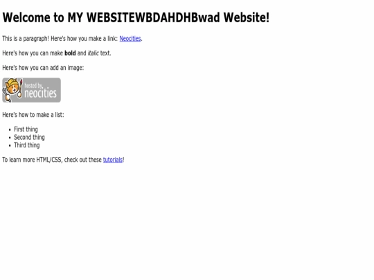 index screenshot
