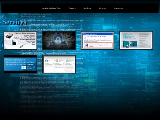 datafeed/services screenshot
