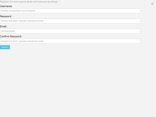 register screenshot