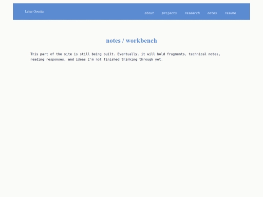 notes screenshot