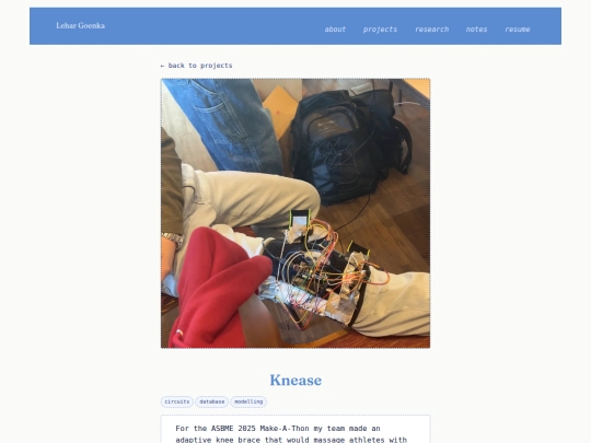 projects/knease screenshot