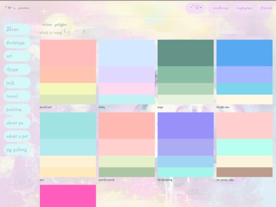 palette screenshot