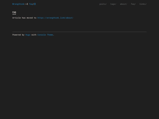 faq screenshot