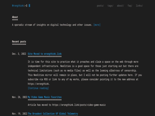 index screenshot