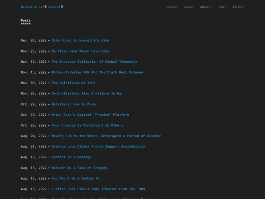 posts screenshot