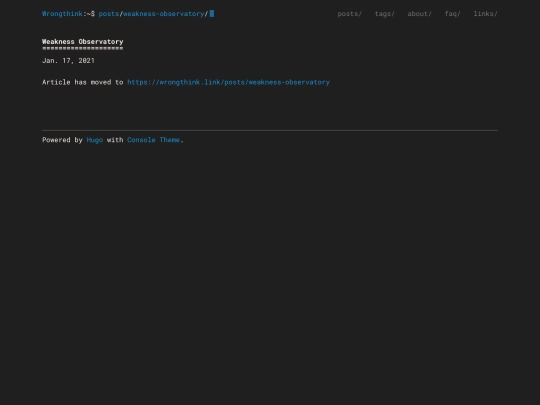 posts/weakness-observatory screenshot