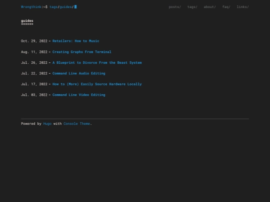 tags/guides screenshot