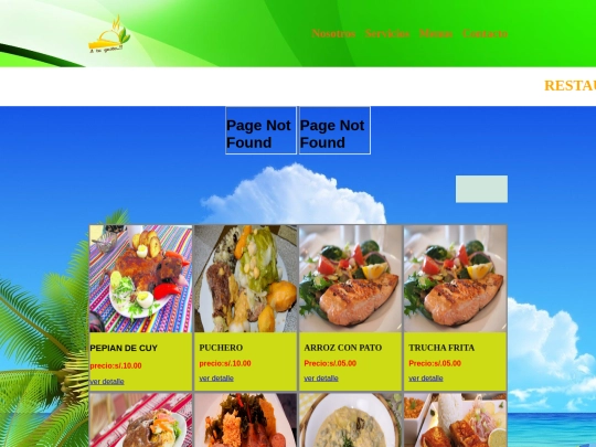Proyecto-2020/menus screenshot