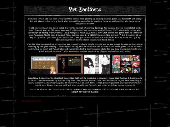 gallery/artmanifesto screenshot