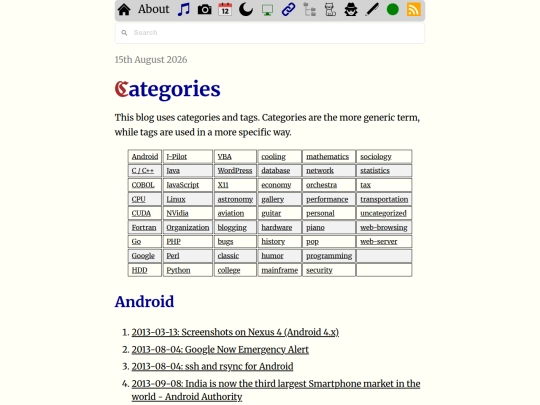 aux/categories screenshot