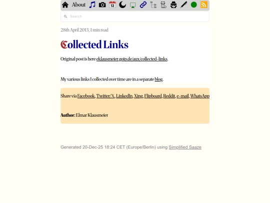 aux/collected-links screenshot
