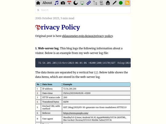 aux/privacy-policy screenshot