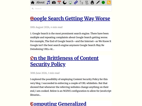 blog screenshot