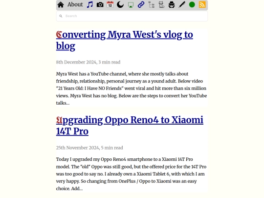 blog/page/6 screenshot