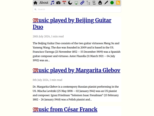 music/page/2 screenshot