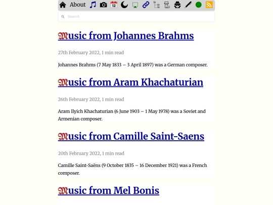 music/page/5 screenshot
