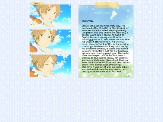 diary screenshot