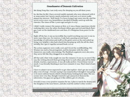 reviews/novels/mdzs screenshot
