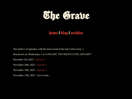 archive screenshot