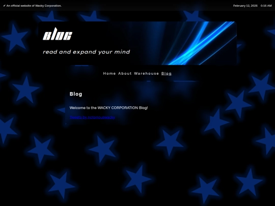 blog screenshot