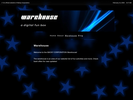 warehouse screenshot