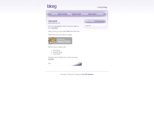 index screenshot