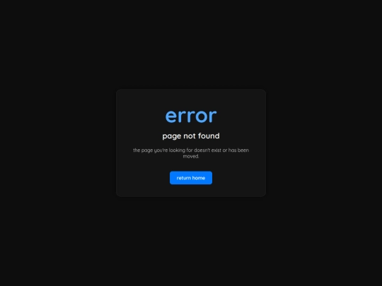 not_found screenshot
