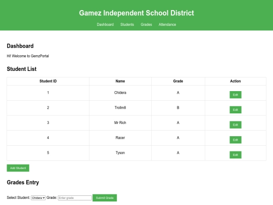 GISDPortal screenshot