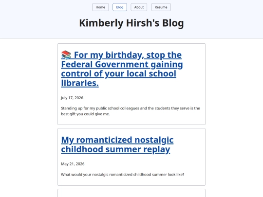 blog screenshot