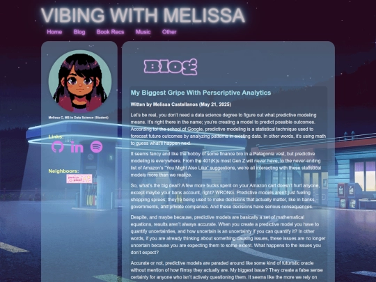 blog screenshot