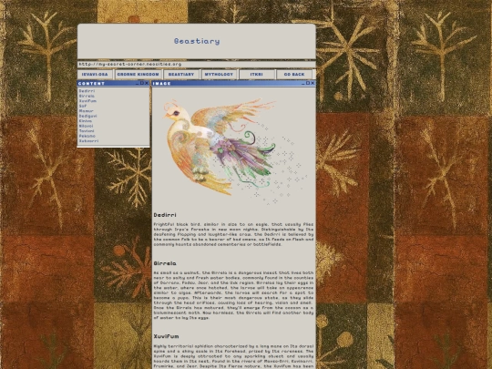 Beastiary screenshot