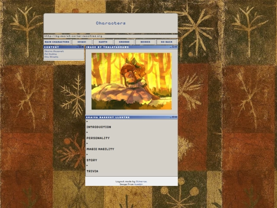 MainCharacters screenshot