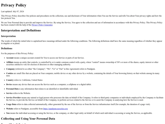 privacypolicy screenshot
