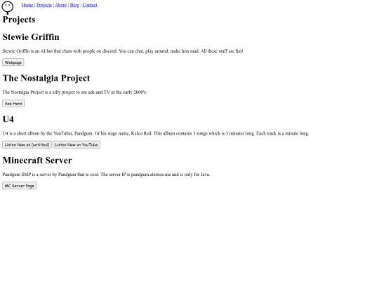 projects screenshot