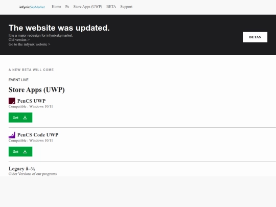 UWP screenshot