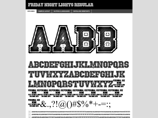 Friday Night Lights Regular/fridaynightlights-l5pe-demo screenshot