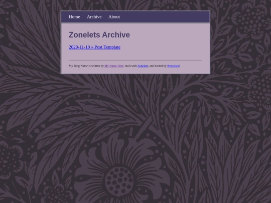 archive screenshot
