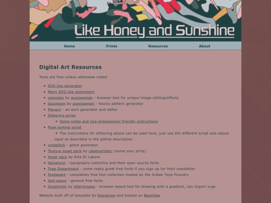 Resources screenshot