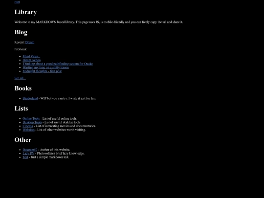 library screenshot