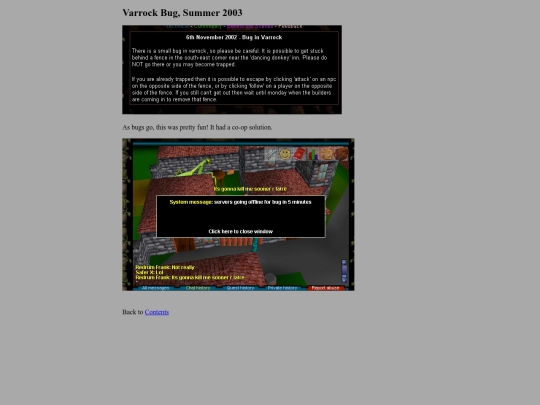 bug_varrock_2003 screenshot