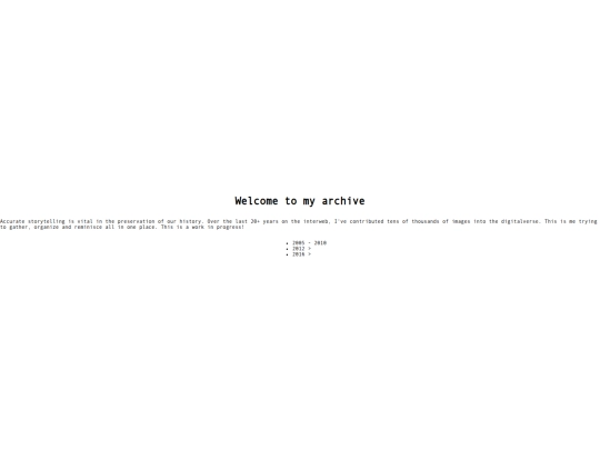 archives screenshot