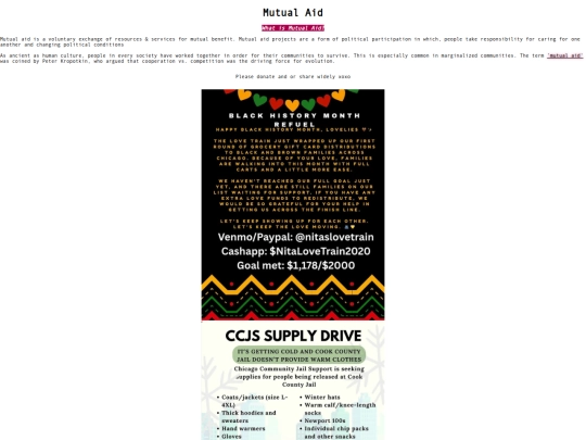 mutualaid screenshot