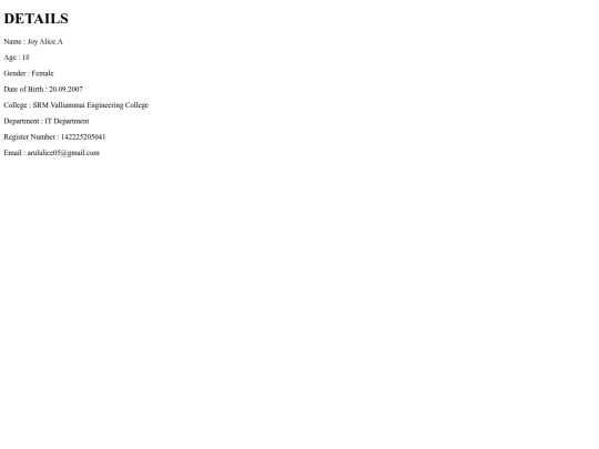 index screenshot