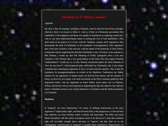 Manifesto screenshot