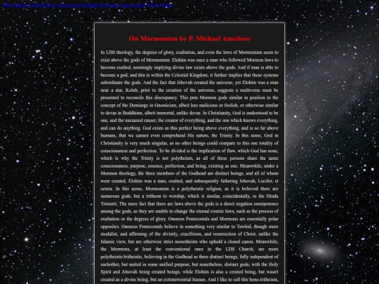Mormonism screenshot