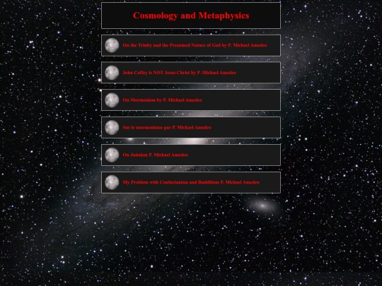 cosmology screenshot