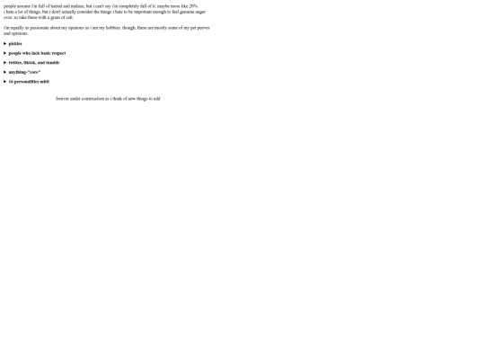 about me/dislikes screenshot