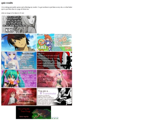 about me/quiz screenshot
