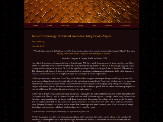 narrative_cosmology screenshot